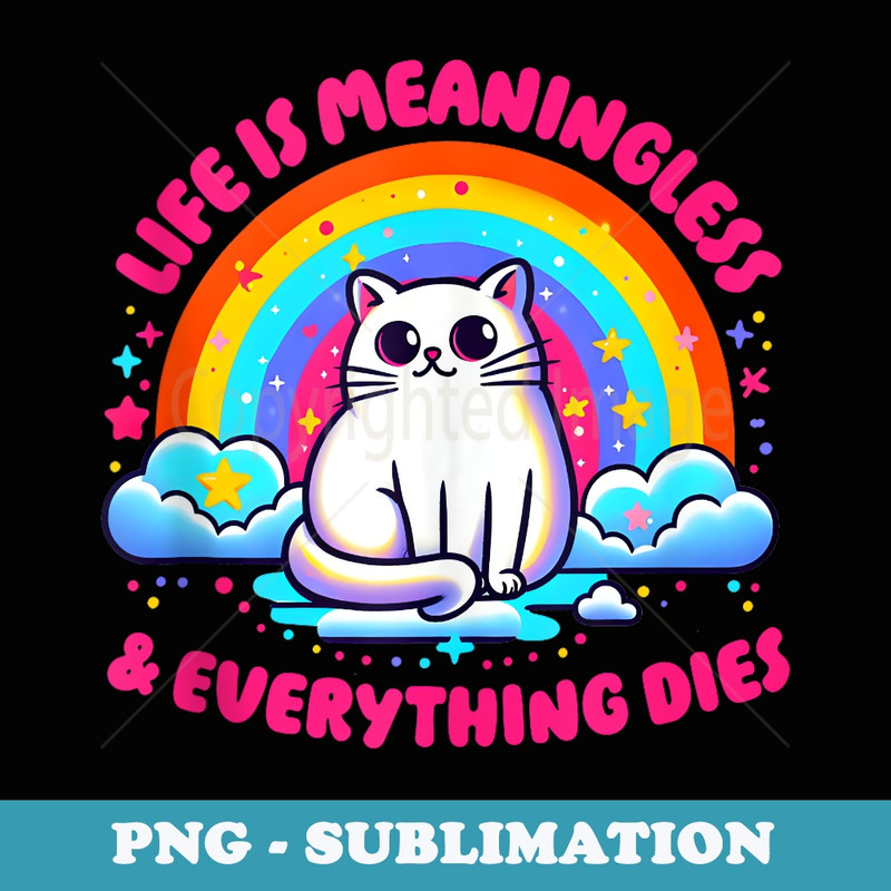 Funny Sarcastic Cat Lover - Premium PNG Sublimation File