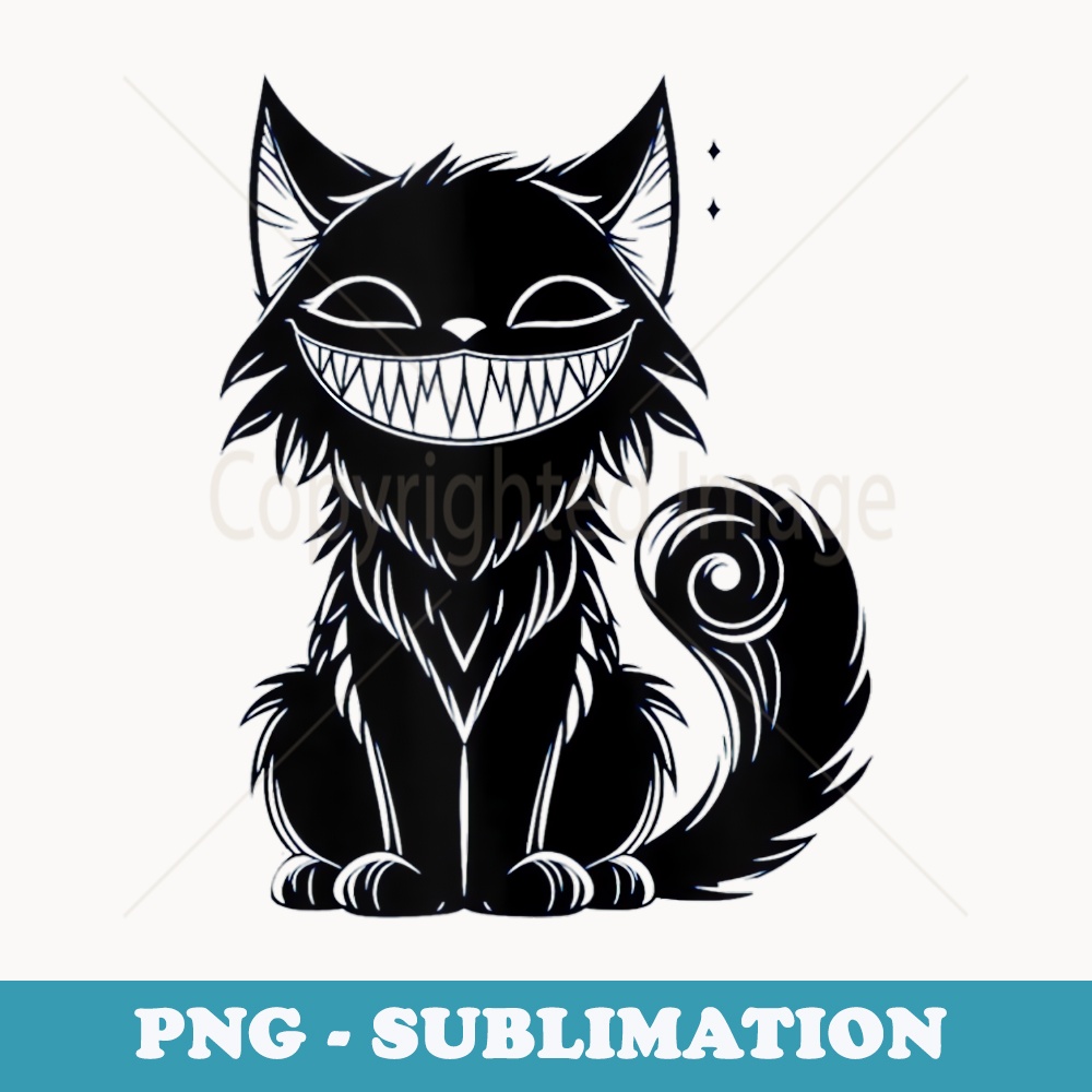 Demonic cat - Aesthetic Sublimation Digital File