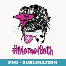 gymnast and soccer mom of both gymnastics mom bun messy bun - signature sublimation png file