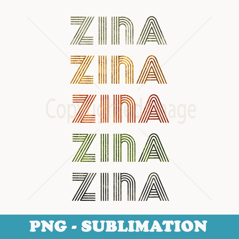 Love Heart Zina GrungeVintage Style Black Zina - PNG Transparent Sublimation Design