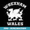 Wrexham Welsh Dragon Wales Flag Boys Girls - Modern Sublimation PNG File