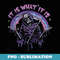 Halloween Death It Is What It Is Halloween Costume - Retro PNG Sublimation Digital Download