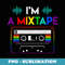Im A Mixtape Bisexual LGBT Pride Month Flag LGBT Support - Instant Sublimation Digital Download