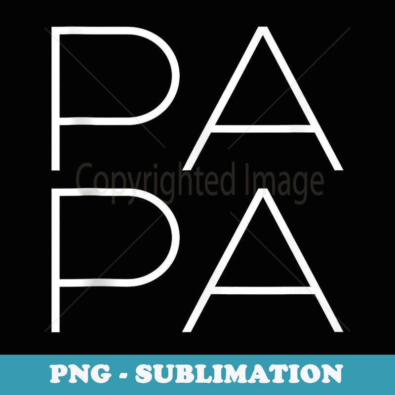 PAPA - Sublimation PNG File