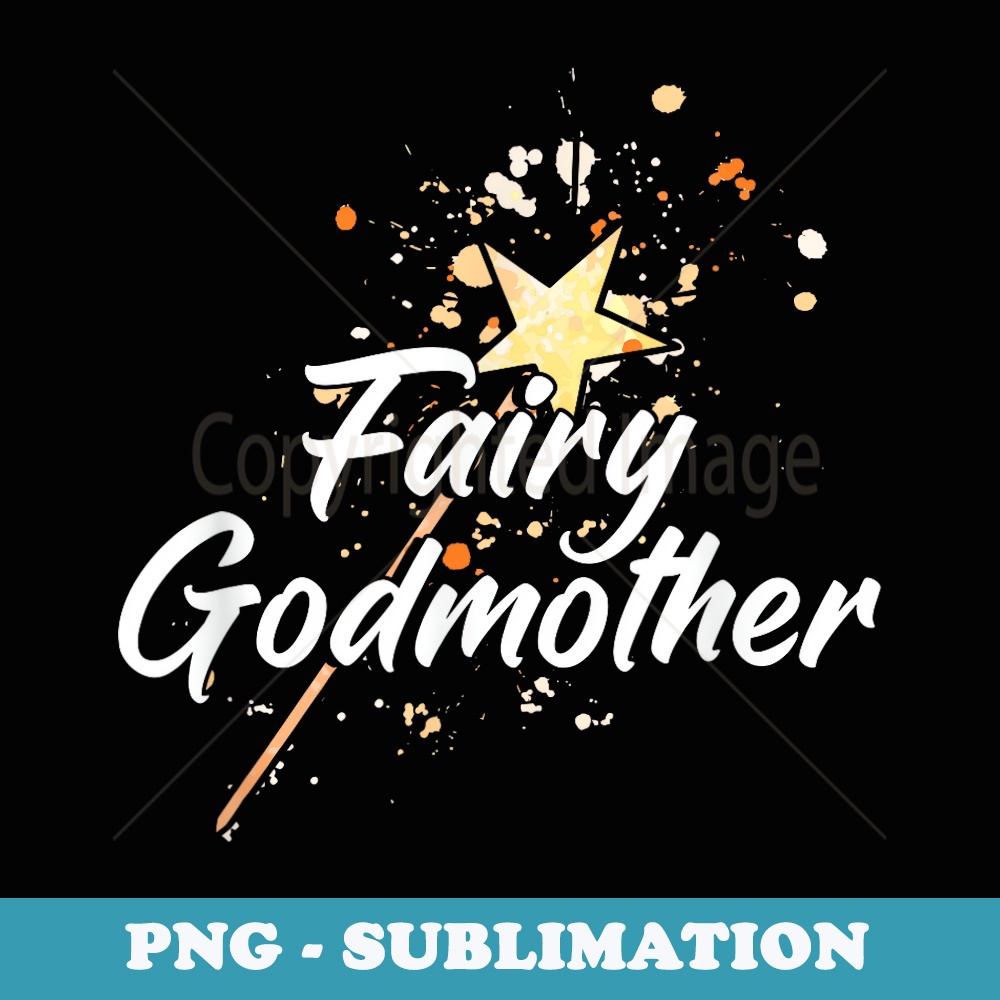 Godmother Fairy Godparents Godchildren Mothers Day - Artistic Sublimation Digital File