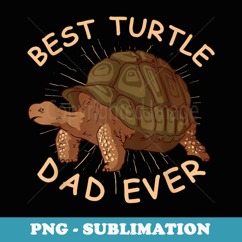 Turtle Animal Dad Ocean Father Sea Turtle Dad - Decorative Sublimation PNG File
