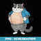 Funny Fat Cat Art Design Fat Kitten Cat Lover Funny Pet - Professional Sublimation Digital Download