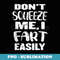 Dont Squeeze Me I Fart Easily, Funny Dad Joke, Adult Fart - PNG Sublimation Digital Download