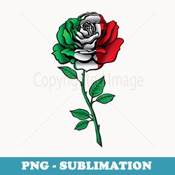 cool rose flower italian flag rose lovers - sublimation digital download