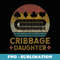 Cribbage Daughter Cribbage Vintage Cribbage Board Game - Creative Sublimation PNG Download