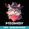 Cute Cowboys Hat Wild West Meowdy Kitten Bandana Cowboy Cats - PNG Transparent Sublimation File