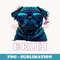 Cool Pug says u201CBruhu201D Dog Funny Humor Fashion - Unique Sublimation PNG Download