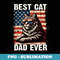 Style Cat Retro Distresse Flag American Grandpa Vintage Dad - Instant Sublimation Digital Download