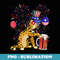 Savannah Cat Sunglasses Drinking Beer 4th Of July Owner - Instant Sublimation Digital Download