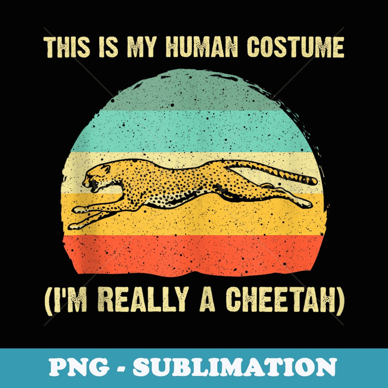 Cool Cheetah Cat Animal Print Leopard Safari - Stylish Sublimation Digital Download