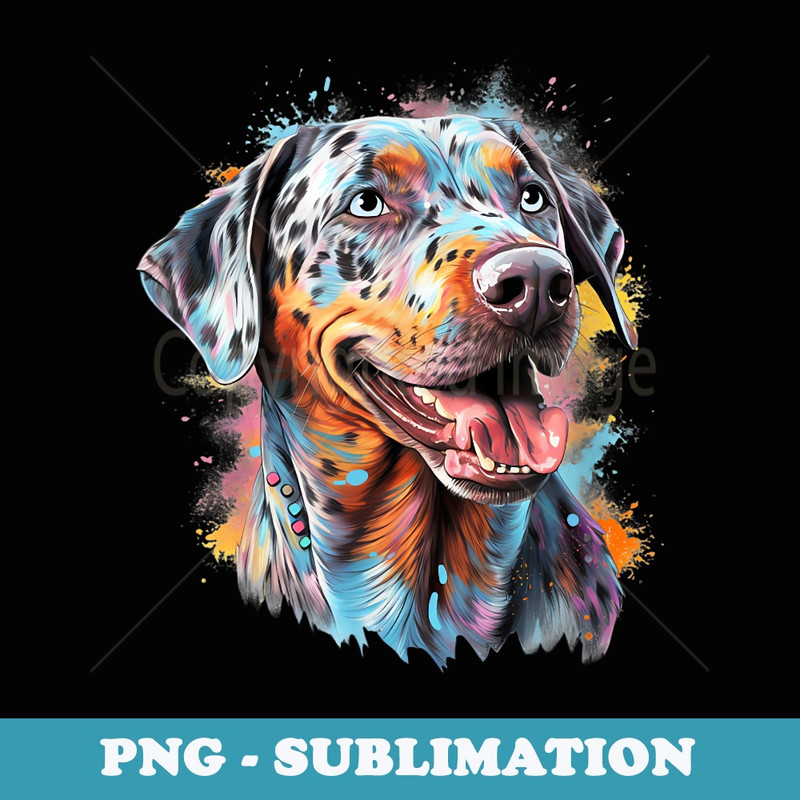 Catahoula Leopard Dog - PNG Sublimation Digital Download