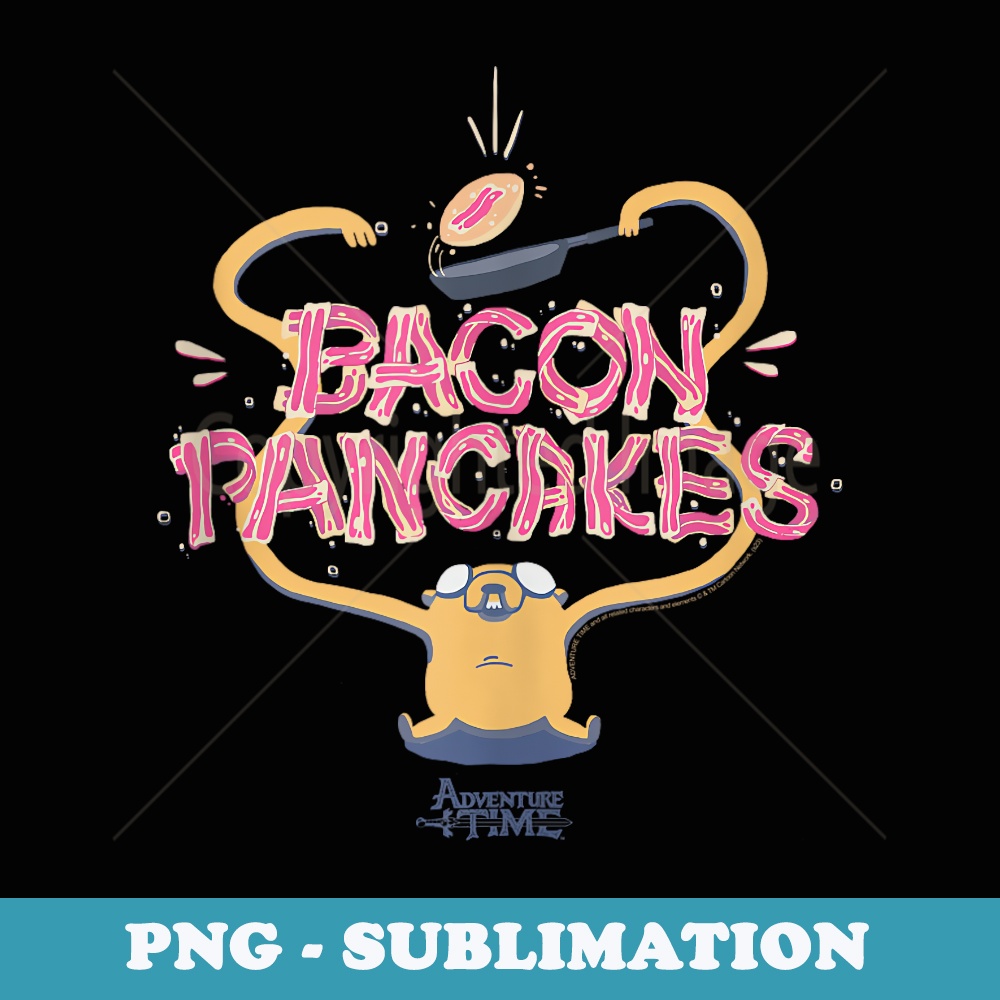 Adventure Time Jake Bacon Pancakes - Premium Sublimation Digital Download