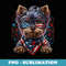 4th of July Patriotic Yorkie Dog US Flag - Decorative Sublimation PNG File