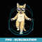 Cat Lovers Jump Rope Enthusiasts Funny Design - Sublimation Digital Download