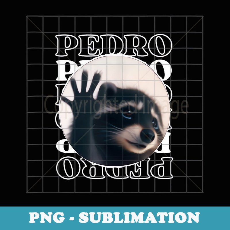 Pedro Dancing Racoon Pedro Pedro Dancing Racoon Meme - Sublimation PNG File