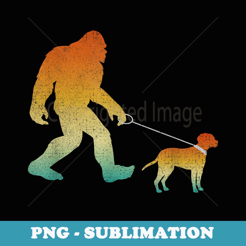 Bigfoot Walking Catahoula Leopard Dog Sasquatch Pet Dog - Professional Sublimation Digital Download