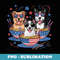 dogs Ramen Anime American Flag USA Funny 4th Of July Fourth - Stylish Sublimation Digital Download