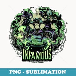 disney villains infamous evil group - decorative sublimation png file