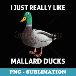 cool mallard duck duck hunting waterfowl - png transparent sublimation file