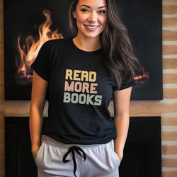 book lover s delight: read more books shirt - perfect gift for bookworms & library enthusiasts!