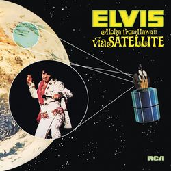elvis presley (aloha from hawaii via satellite) album cover poster
