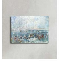 carnival on the sand, james ensor (1860-1949) poster print canvas, landscape painting, vintage poster, oil paint canvas,