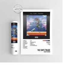 the sun's tirade-isaiah rashad music album poster / high quality music cover print / a4 / a3 / a2 / a1
