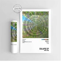 collapse ep-aphex twin music album poster / high quality music cover print / a4 / a3 / a2 / a1