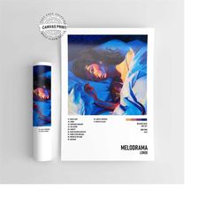 melodrama-lorde music album poster / high quality music cover print / a4 / a3 / a2 / a1