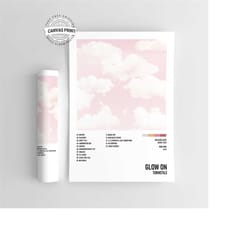 glow on-turnstile music album poster / high quality music cover print / a4 / a3 / a2 / a1