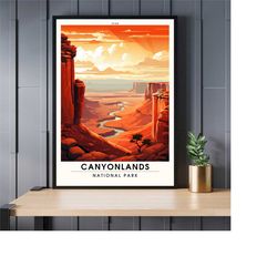 canyonlands national park print | us national park print | national park poster