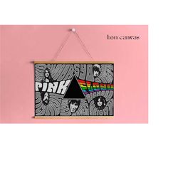 pink floyd music band poster, pink floyd poster, pink floyd band canvas wall art, pink floyd poster print, pink floyd wa