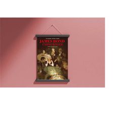 james bond casino royale poster, james bond casino royale canvas wall decor, mes bond poker game canvas wall art/james b