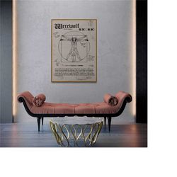 werewolf plan, gothic decor, dark academia decor, halloween, dark academia, dark aesthetic