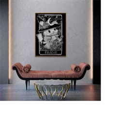 pikatchu pokemon, pokemon tartot poster, halloween decor, halloween art, pokemon art