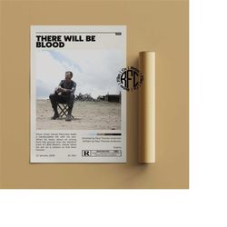 there will be blood retro vintage poster | minimalist movie poster | retro vintage art print | wall art | home decor