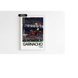 garnacho sports office art - garnacho england poster instant download - football poster - football wall art - modern spo