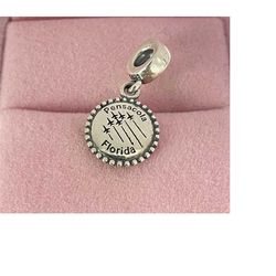 Pandora Pensacola Florida Exclusive Charm s925 Sterling Silver,Pendant Charm for Bracelet, for Necklace, Enamel Crafts w