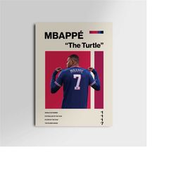 kylian mbapp poster, digital print,art painting, wall art, printable