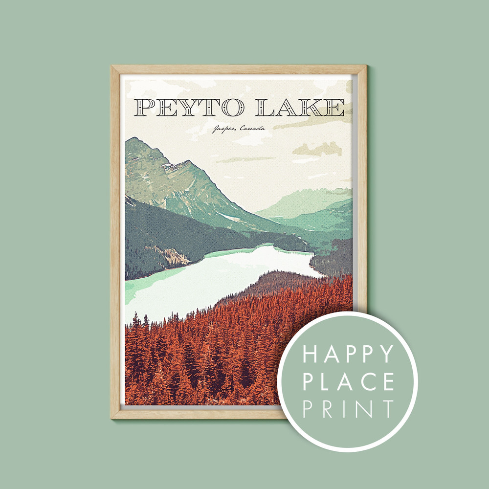 Peyto Lake Retro Travel Poster.jpg