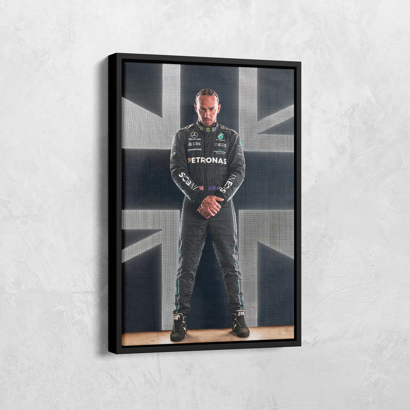 Lewis Hamilton 2024 Formula 1 Driver Canvas, F1 British Grand Prix, Hamilton Poster, F1 Canvas Wall Art, Formula One Fan Gift, Driver Decor.jpg