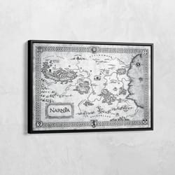 map of best movie print, the chronicles of map canvas, best map poster, fantasy map, the lion the witch and the wardbobe