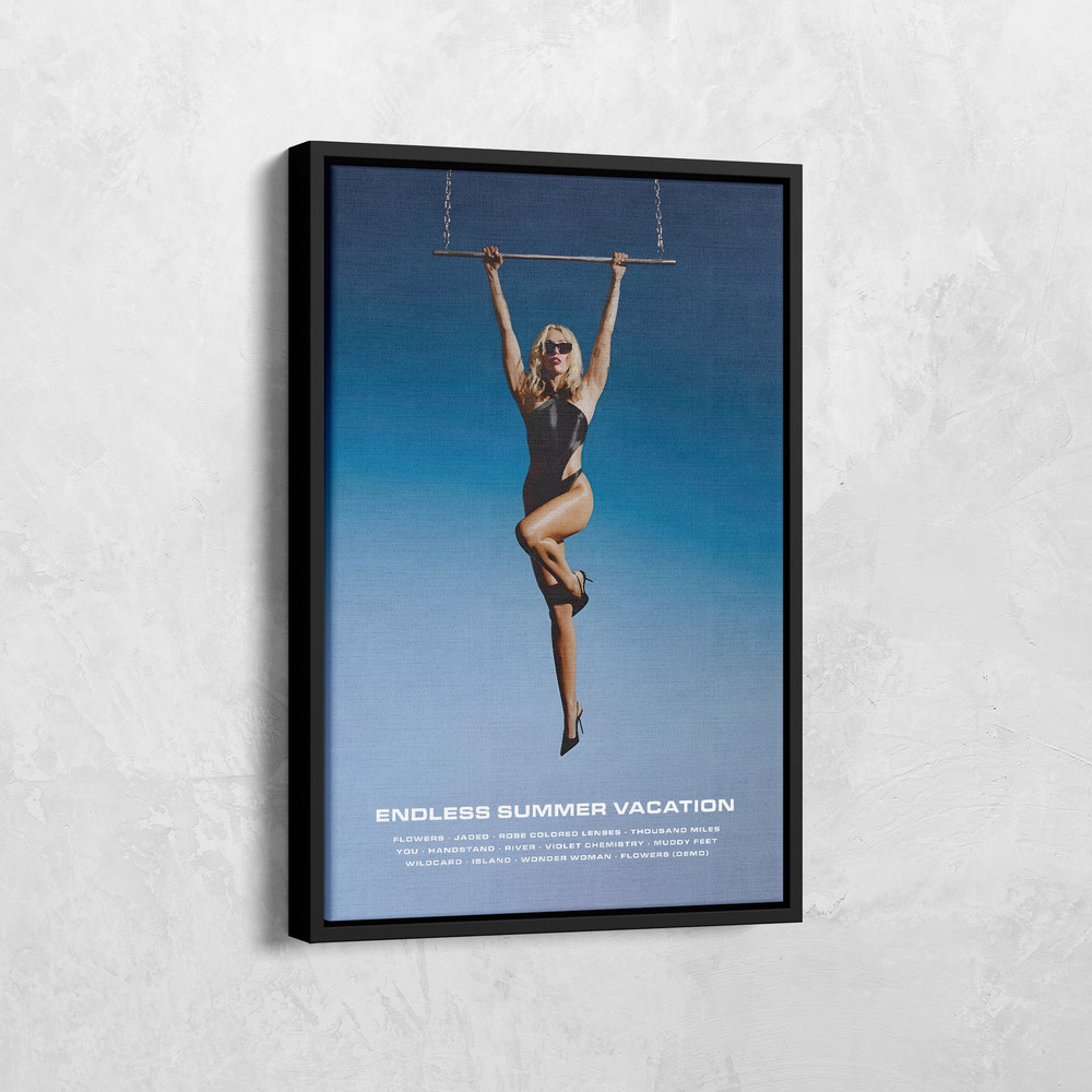 Miley Cyrus Flowers Poster, Miley Cyrus Poster, Endless Summer Vacation Album Cover Canvas, Music Gifts, Music Poster, Album Cover Posters.jpg