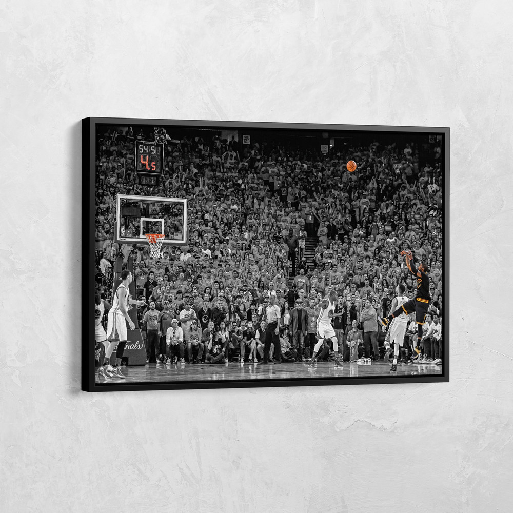 Ray Allen Clutch Shot Canvas, Ray Allen Buzzer Beat Poster, Miami Heat, NBA Prints, Basketball Wall Art, Basketball Decor, NBA Art Posters.jpg