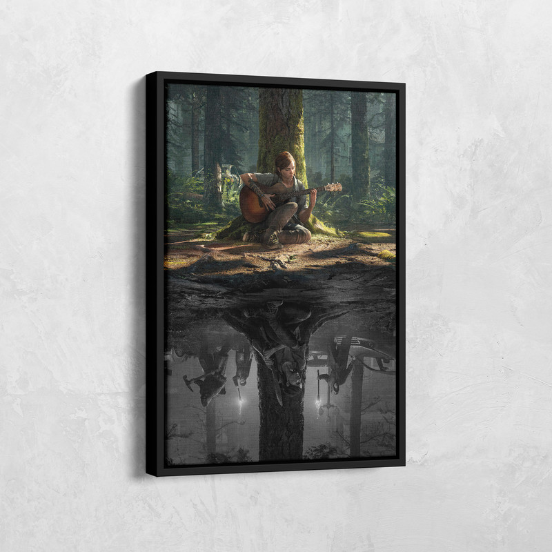 The Last of Us Poster, Last of Us Canvas, Video Game Wall Art, Pedro Pascal, Gaming Gifts, TLOU Prints, Gamer Room Decor, Best Movies.jpg